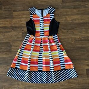 Colorful Sleeveless Dress SZ M